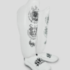 SKS Shin guards Special “Sakyant” (White)
