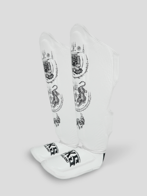 SKS Shin guards Special “Sakyant” (White)