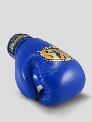 SKS Velcro Boxing Gloves (Blue)