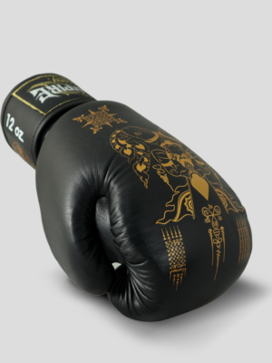 SKS Velcro Boxing Gloves Special "Sakyant" (Black)