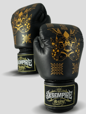 SKS Velcro Boxing Gloves Special "Sakyant" (Black)