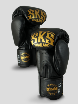 SKS Velcro Boxing Gloves Special “Sakyant” (Black)
