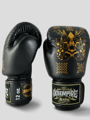 SKS Velcro Boxing Gloves Special “Sakyant” (Black)