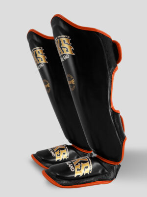 SKS Shin guards Two-Tone (Black/Orange)