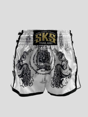 SKS Sakyant "Tiger & Dragon" (White) Shorts