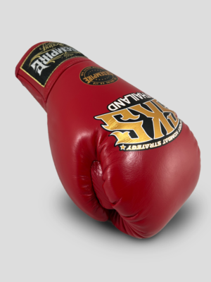 SKS Lace Boxing Gloves (Red)