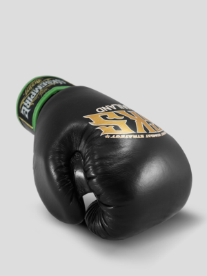 SKS Velcro Boxing Gloves Two-Tone (Black/Green)
