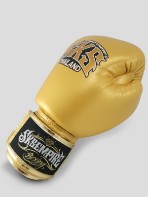 SKS Velcro Boxing Gloves (Gold)