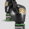 SKS Velcro Boxing Gloves Two-Tone (Black/Green)