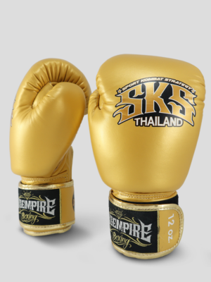 SKS Velcro Boxing Gloves (Gold)
