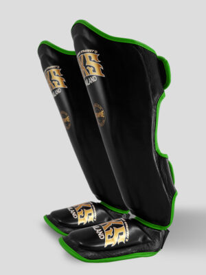 SKS Shin guards Two-Tone (Black/Green)