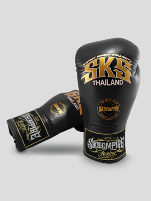 SKS Lace Boxing Gloves (Black)