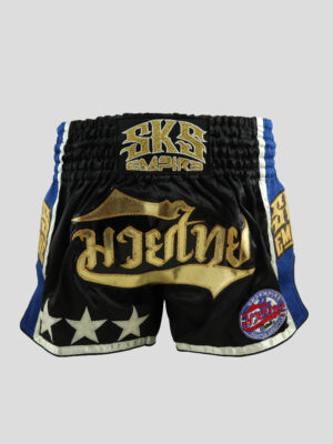 SKS มวยไทย Fighting (Black/Navy blue) Short