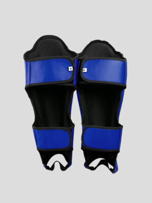 SKS Shin guards Synthetic Leather-(Blue)