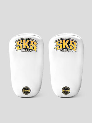 SKS Compact Curve Kicking Pads (White)