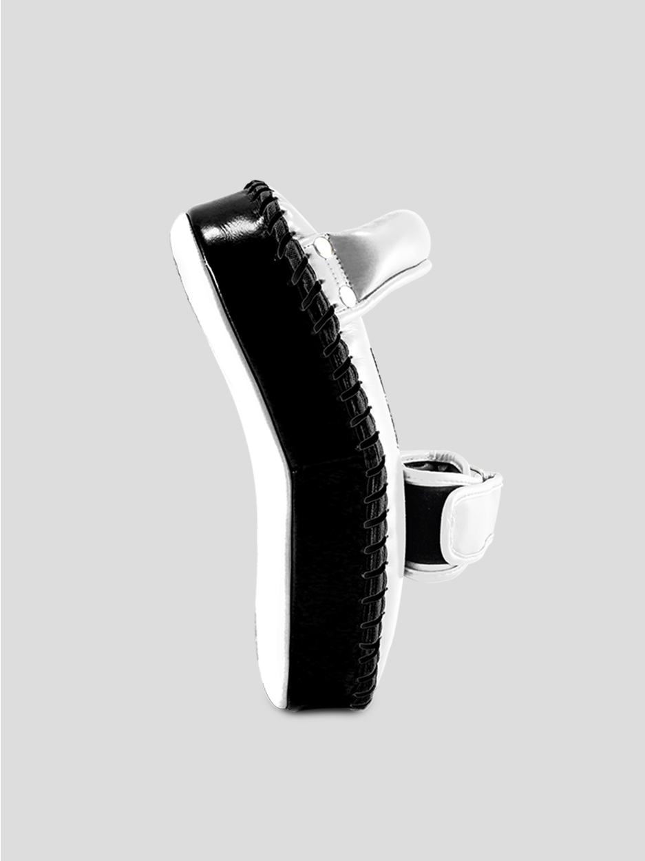 SKS Compact Curve Kicking Pads (White-Black) SKS Compact Curve Kicking Pads (White-Black)