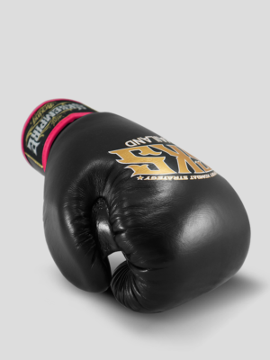SKS Velcro Boxing Gloves Two-Tone (Black-Pink)
