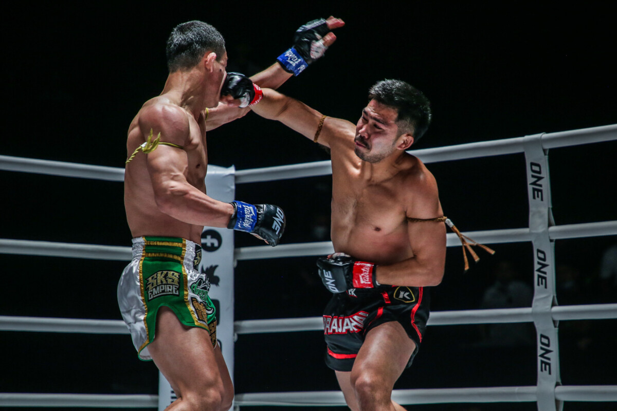 Collection of images from battles in the battle of ONE Lumpinee.