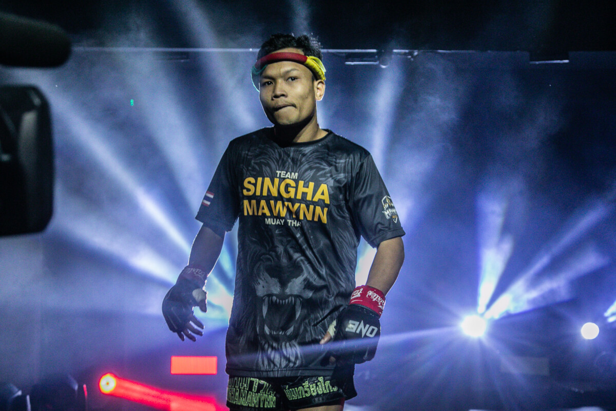 Collection of images from battles in the battle of ONE Lumpinee.