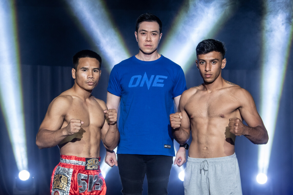 Collection of images from battles in the battle of ONE Lumpinee.
