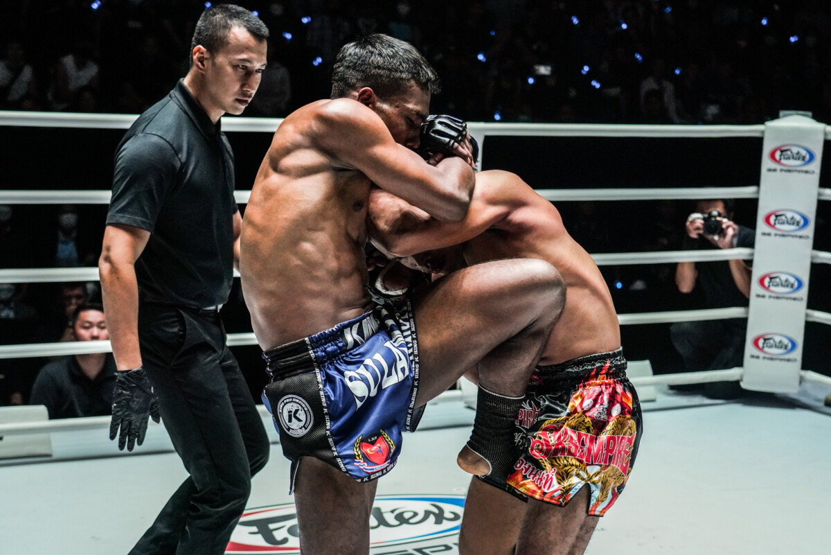 Collection of images from battles in the battle of ONE Lumpinee.