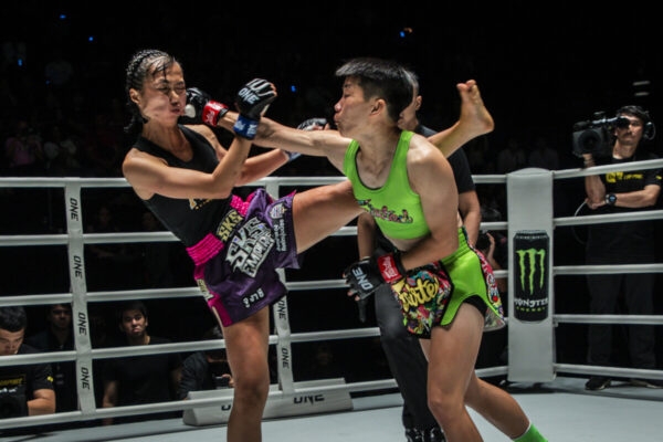 The only female Muay Thai match at ONE LUMPINEE 12 | NONGAM VS. CHU NGA SZE