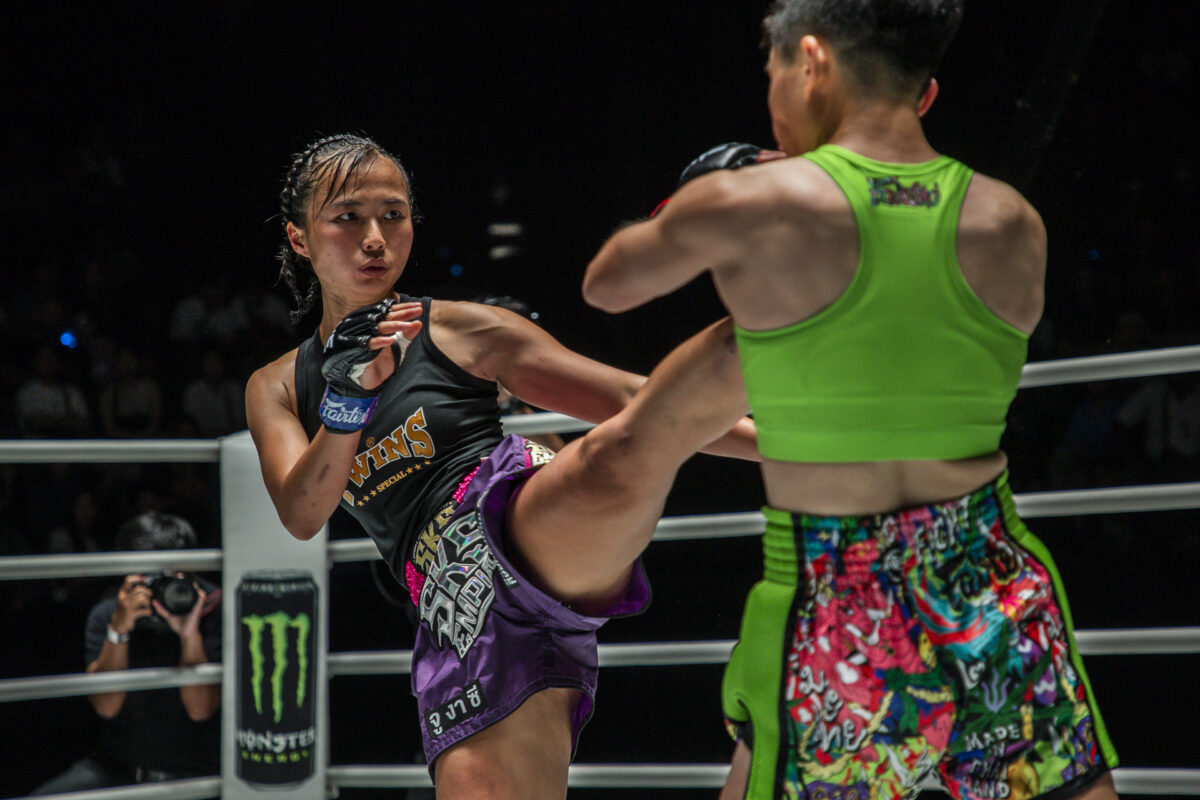 Collection of images from battles in the battle of ONE Lumpinee.