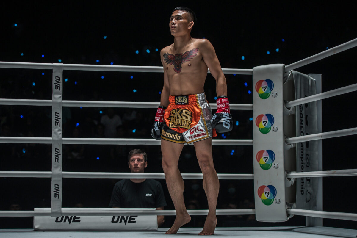 Collection of images from battles in the battle of ONE Lumpinee.