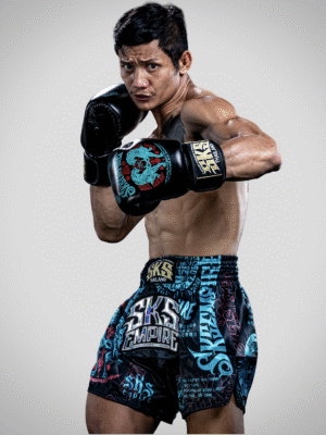 SKS Tiger Sticker Bomb (Tiffany Blue) Shorts