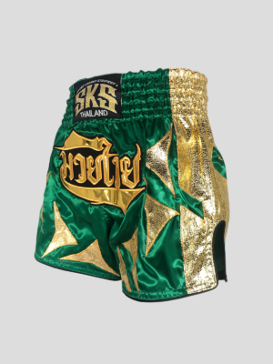 SKS Shuriken (Green:Gold) Shorts