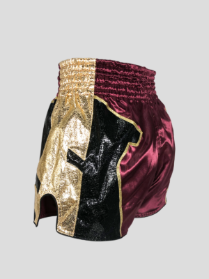 SKS IRON MAN Rubelite:Black:Gold Shorts