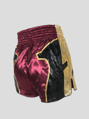 SKS IRON MAN Rubelite:Black:Gold Shorts