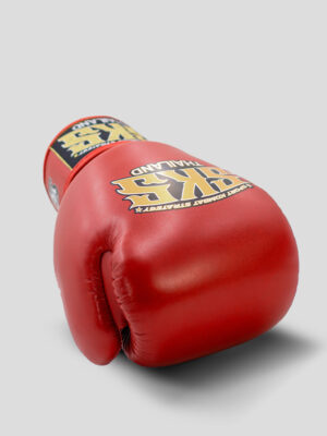 SKS VELCRO SYNTHETIC GLOVES Red