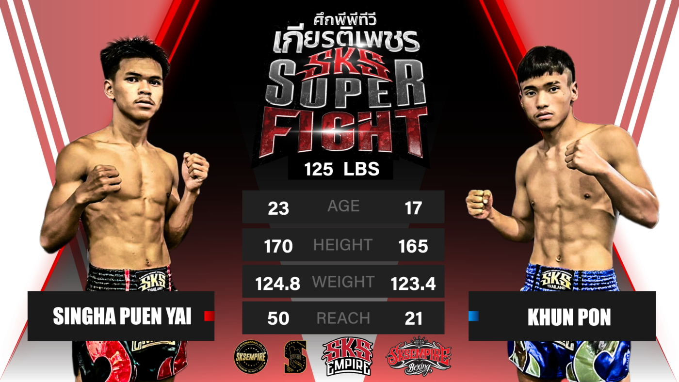 Singha Puen Yai Vs Khun Pon  / Omnoi Stadium Aug 10th