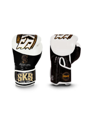 SKS Noir Boxing Gloves (White)