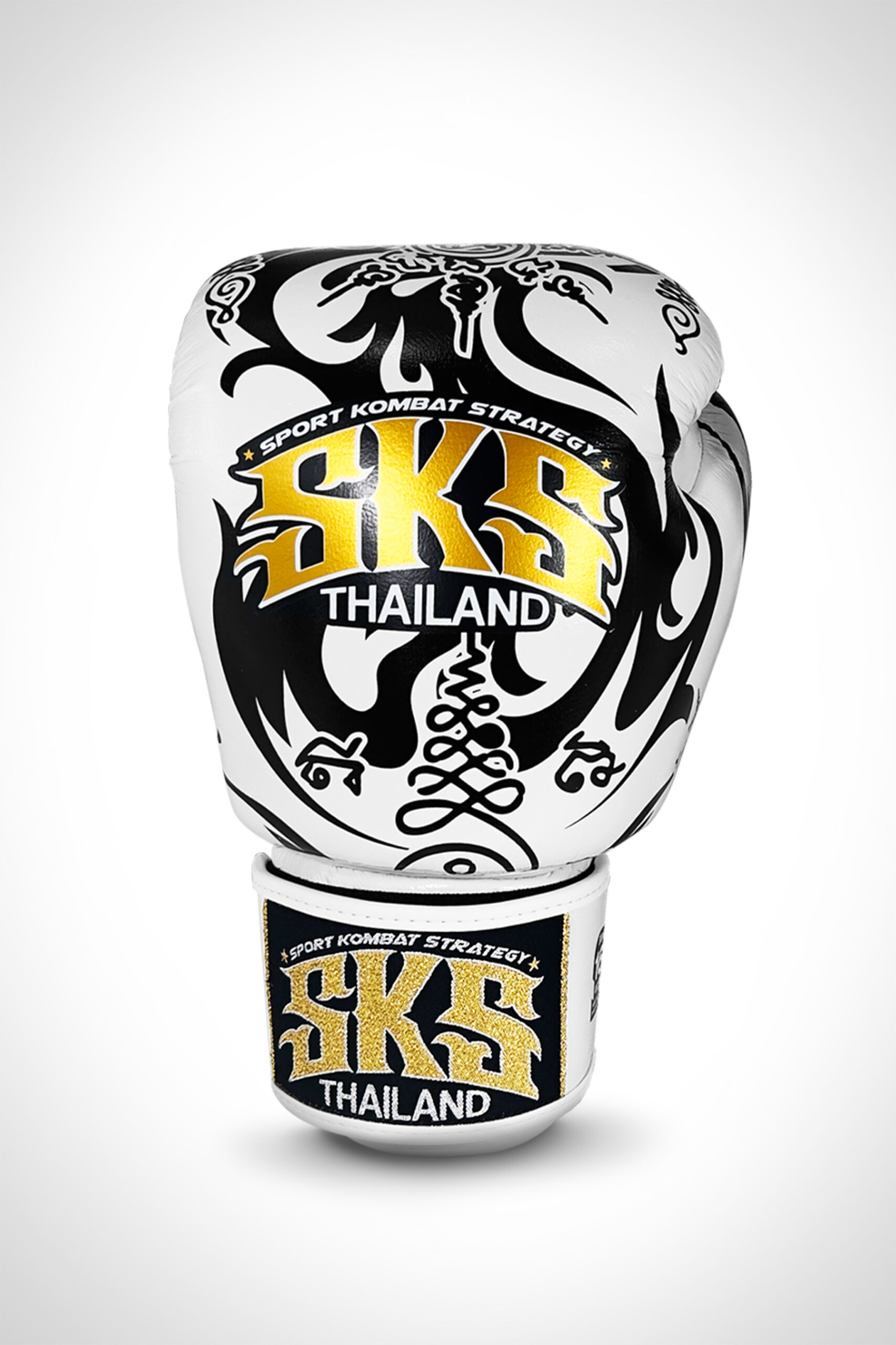 SKS Muay Thai Boxing Gloves - Rift Legacy (Sakyant) (White) SKS Muay Thai Boxing Gloves - Rift Legacy (Sakyant) (White)
