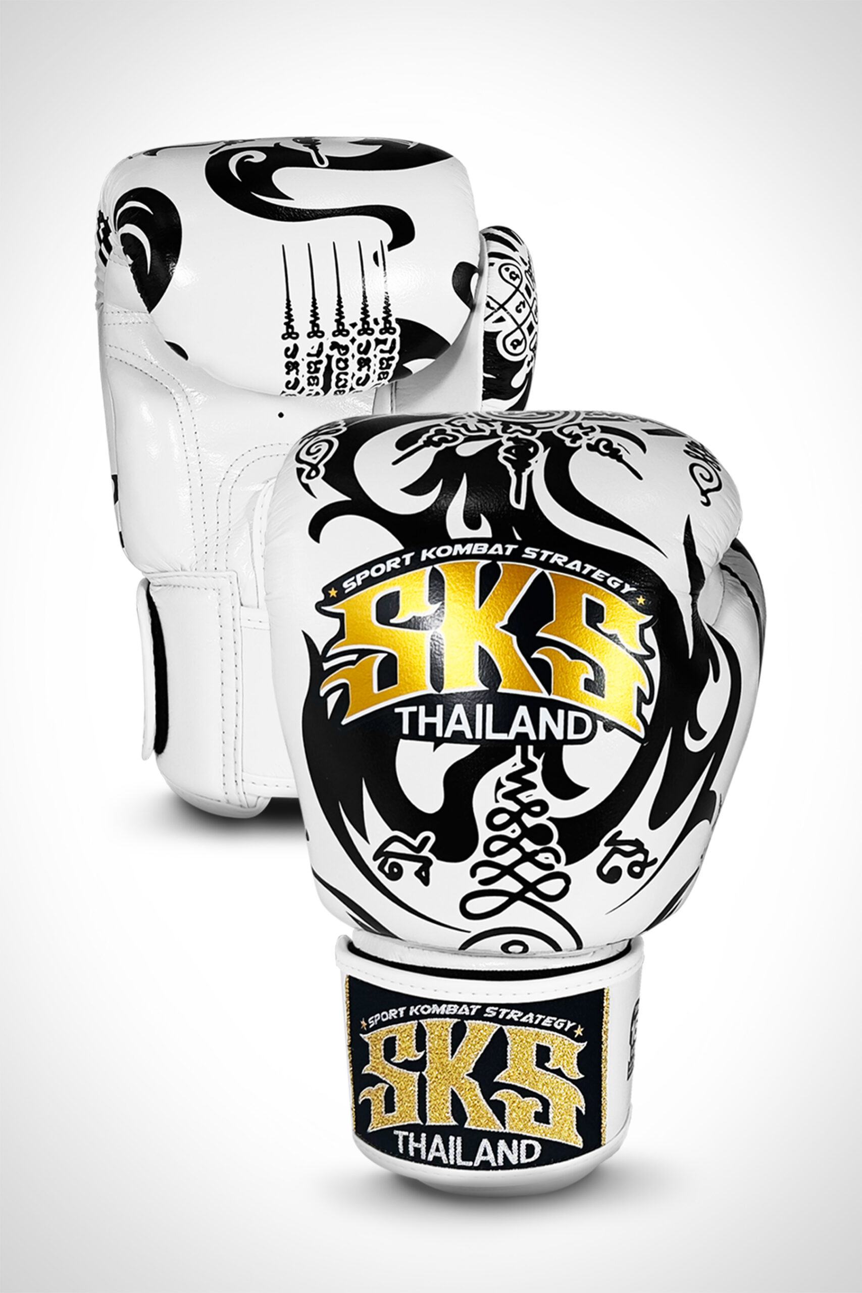 SKS Muay Thai Boxing Gloves - Rift Legacy (Sakyant) (White) SKS Muay Thai Boxing Gloves - Rift Legacy (Sakyant) (White)