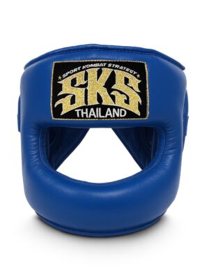 SKS Boxing Head Guard (Blue)