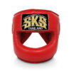 Head Guard, Red, Handmade, Made in Thailand, SKS Boxing