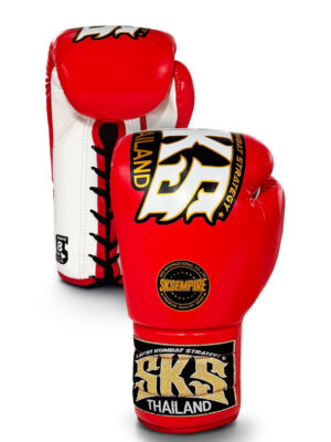 SKS Lace Gloves - Trapezoid (Red)