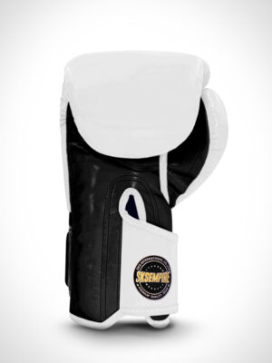 Western Boxing, Boxing Glove, Made in Thailand,White Black