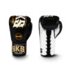 Western Boxing, Black and White Lace Gloves, Made in Thailand