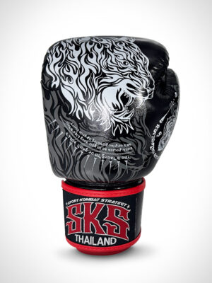 SKS Muay Thai Gloves - Art of Tiger (Black)