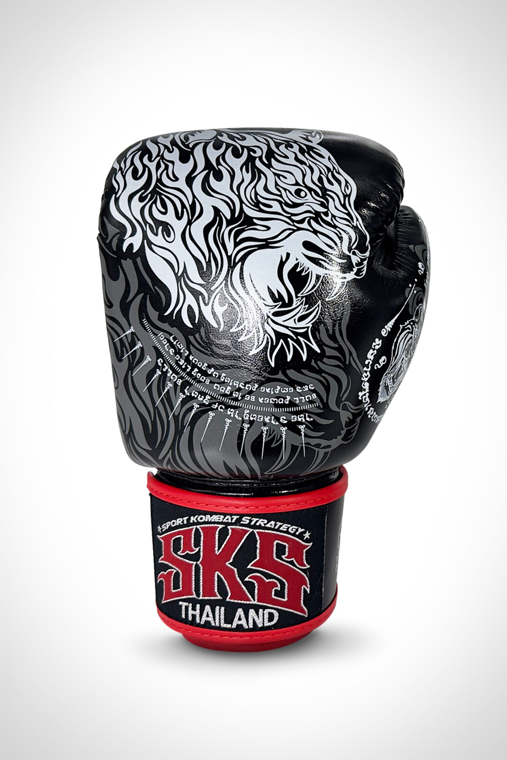 SKS Muay Thai Gloves - Art of Tiger (Black) SKS Muay Thai Gloves - Art of Tiger (Black)