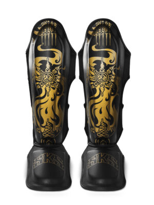SKS Shinguards - Rift Legacy (Sakyant) (Black-Gold)