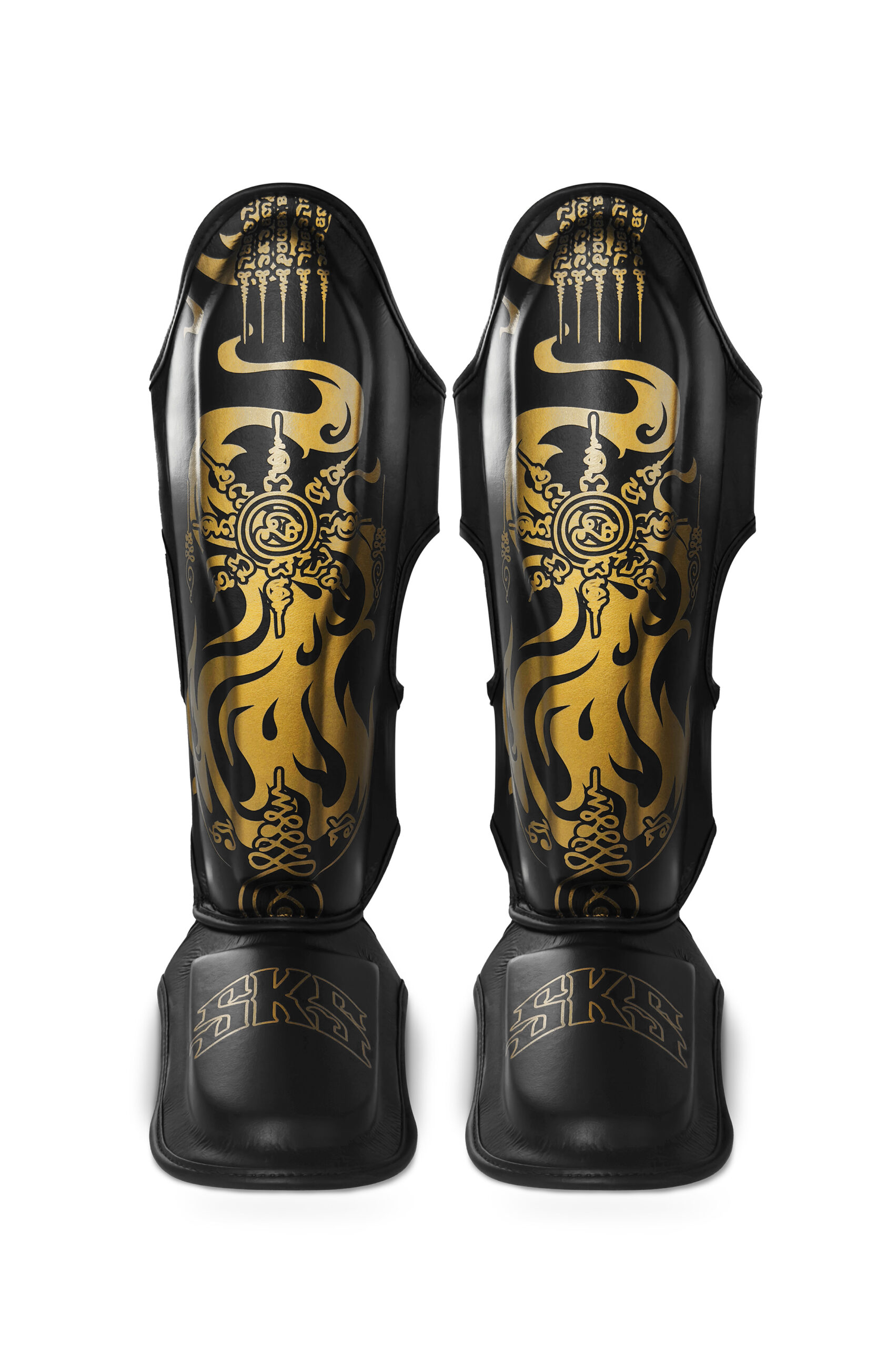 SKS Shinguards - Rift Legacy (Sakyant) (Black-Gold) SKS Shinguards - Rift Legacy (Sakyant) (Black-Gold)