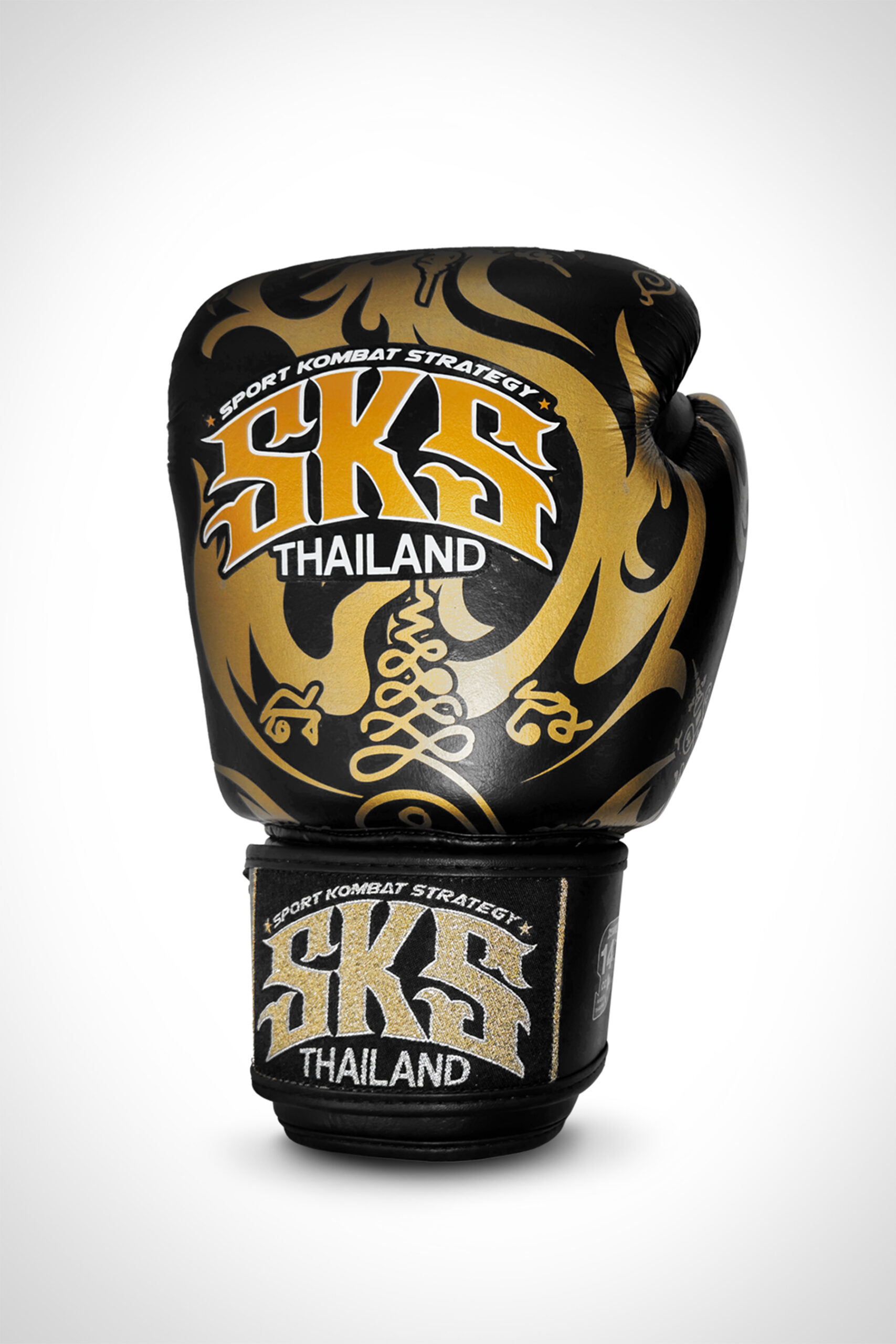 SKS Muay Thai Gloves - Rift Legacy (Black-Gold) SKS Muay Thai Gloves - Rift Legacy (Black-Gold)