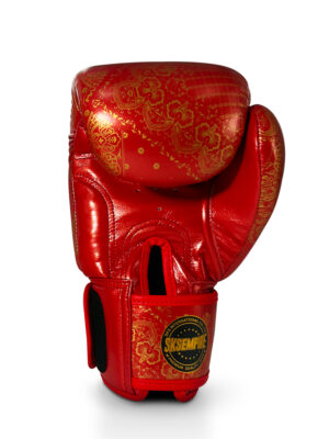 Bandana Red Metallic, Made in Thailand, Handmade, Microfiber