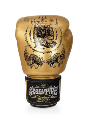 SKS Muay Thai Gloves - Sakyant Original (Metallic Gold)