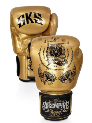 SKS Muay Thai Gloves - Sakyant Original (Metallic Gold)